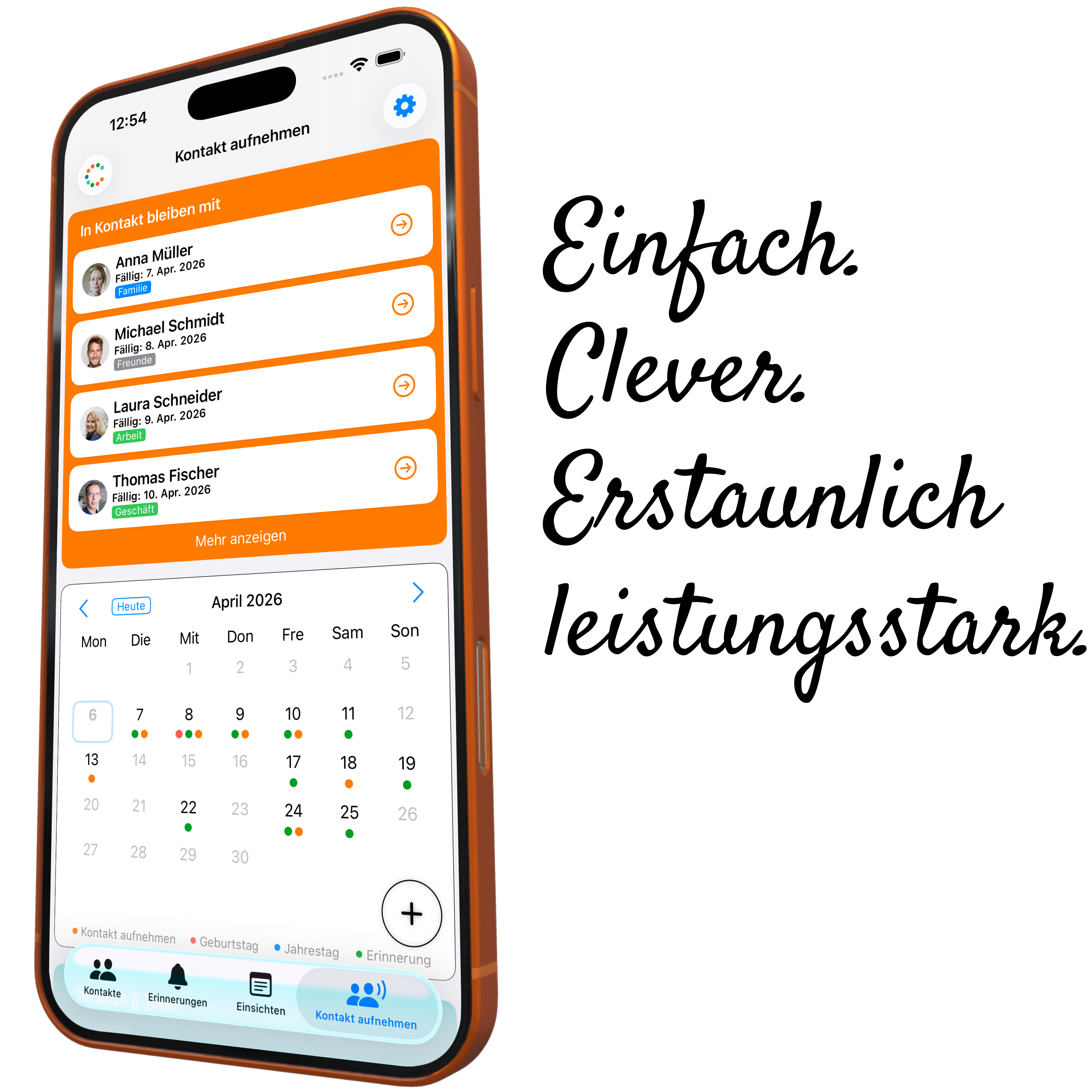 Contactilo: Kontakt aufnehmen