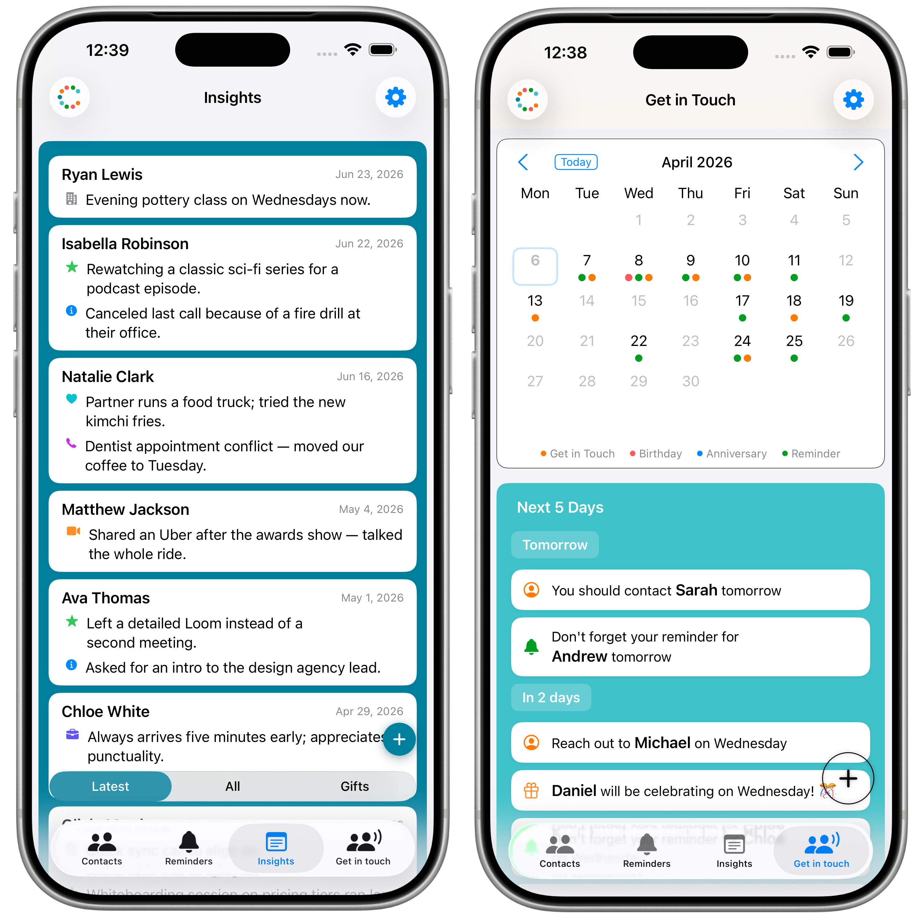 Contactilo: Gift ideas