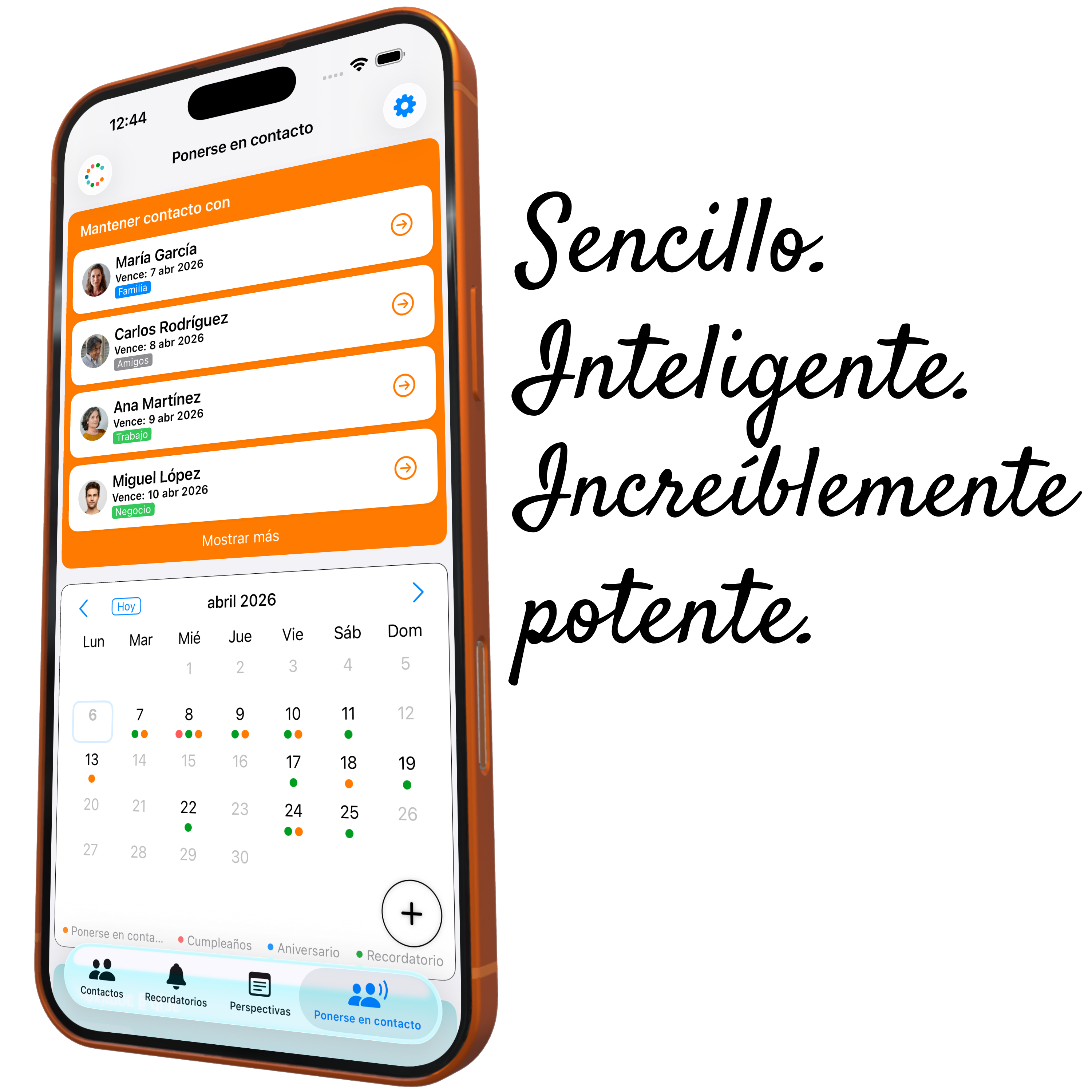 Contactilo: Ponte en contacto